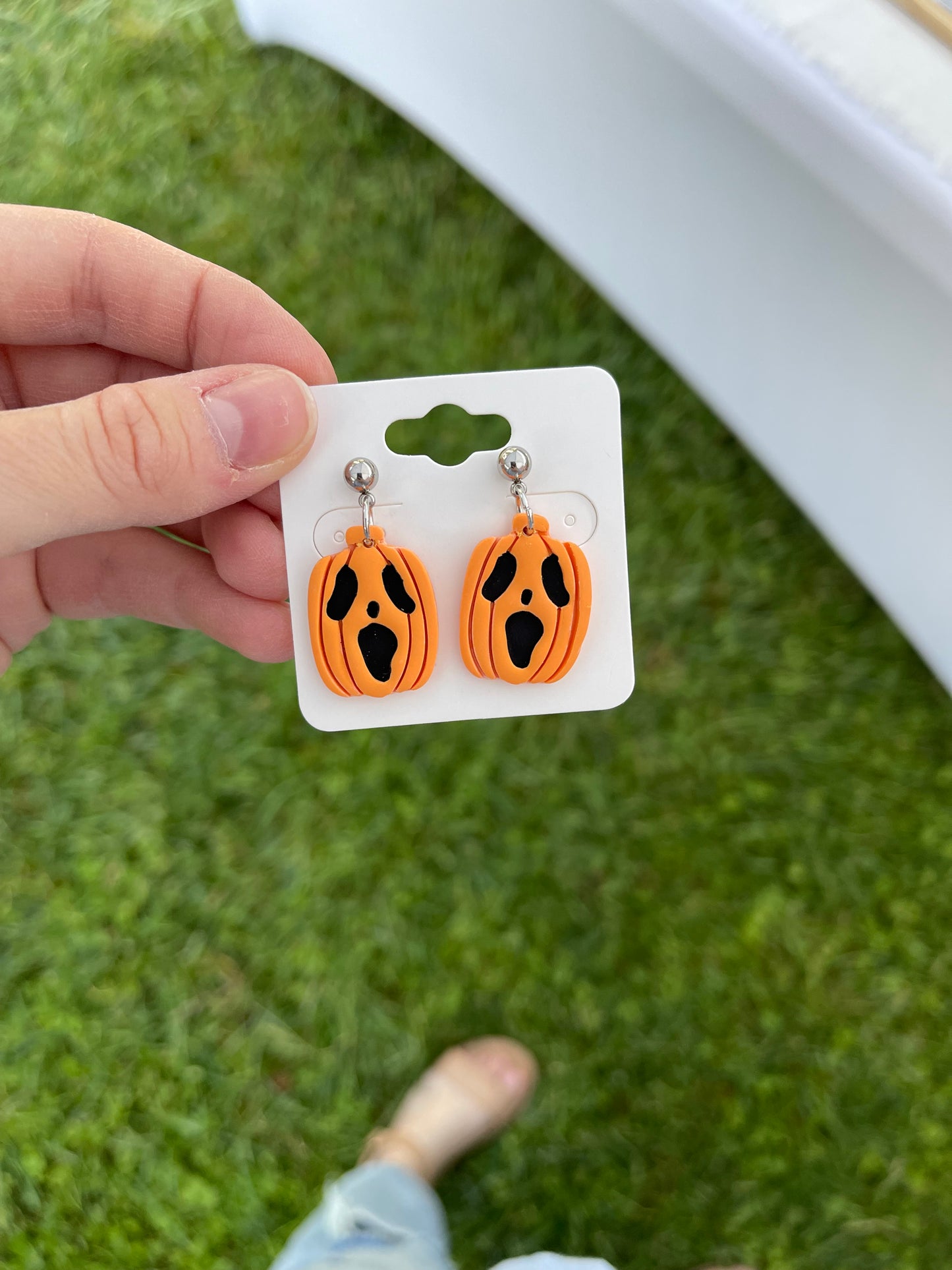 Ghost Face Pumpkins